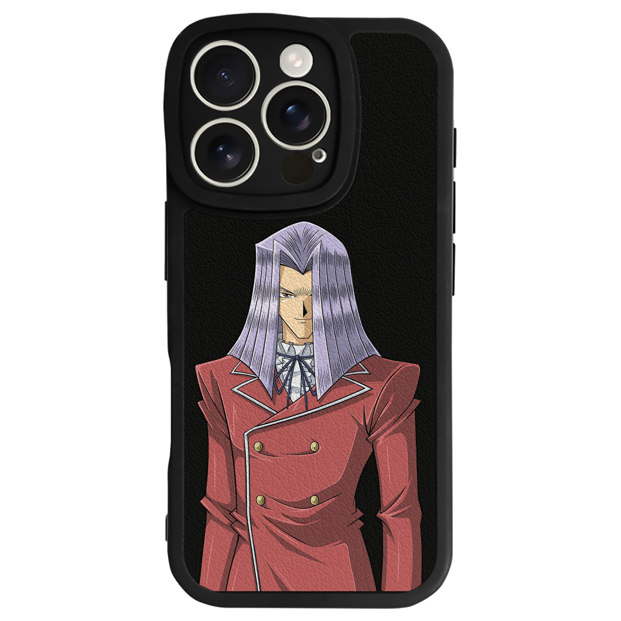 遊☆戯☆王 Yu-Gi-Oh! 【iPhone 16シリーズ対応】シリコンスマホケース（レザー調） 材質：シリコン